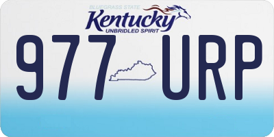 KY license plate 977URP