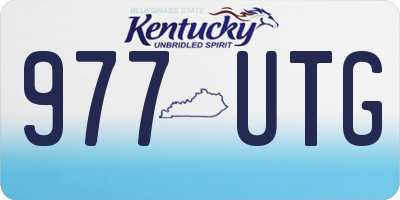 KY license plate 977UTG