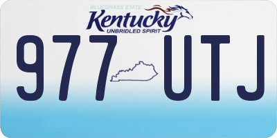KY license plate 977UTJ