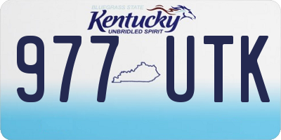 KY license plate 977UTK