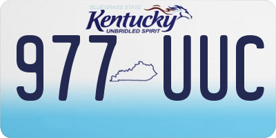 KY license plate 977UUC
