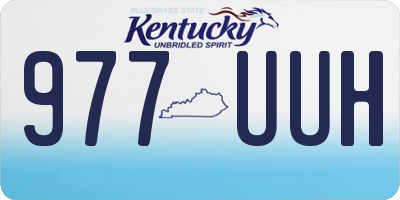 KY license plate 977UUH