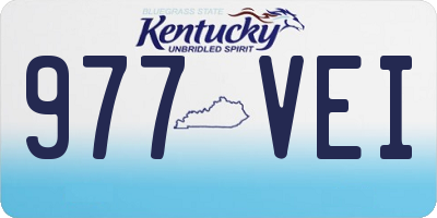 KY license plate 977VEI
