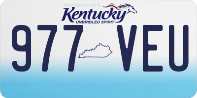 KY license plate 977VEU