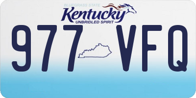 KY license plate 977VFQ