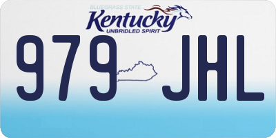 KY license plate 979JHL