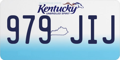 KY license plate 979JIJ