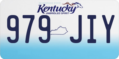 KY license plate 979JIY