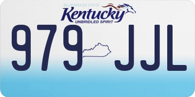 KY license plate 979JJL