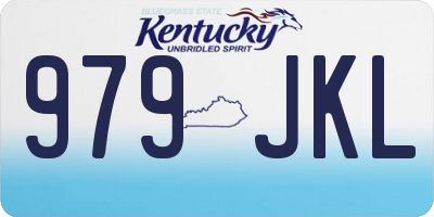 KY license plate 979JKL