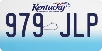 KY license plate 979JLP