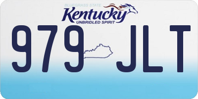 KY license plate 979JLT