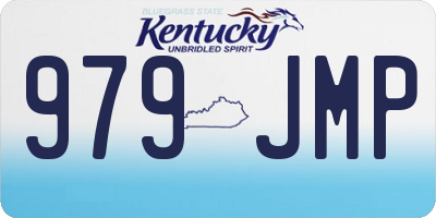 KY license plate 979JMP
