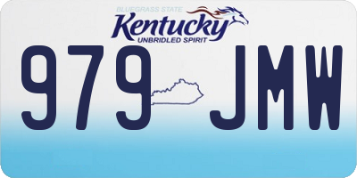 KY license plate 979JMW