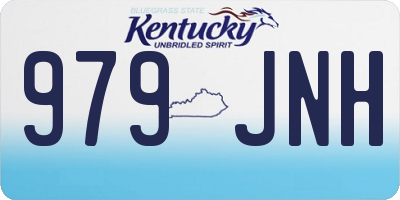 KY license plate 979JNH