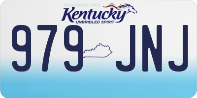 KY license plate 979JNJ