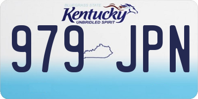 KY license plate 979JPN