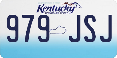 KY license plate 979JSJ