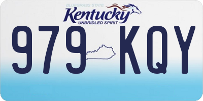 KY license plate 979KQY