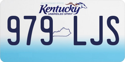 KY license plate 979LJS