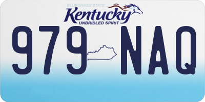 KY license plate 979NAQ