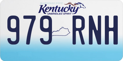 KY license plate 979RNH