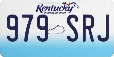 KY license plate 979SRJ