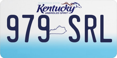 KY license plate 979SRL