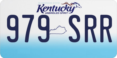 KY license plate 979SRR