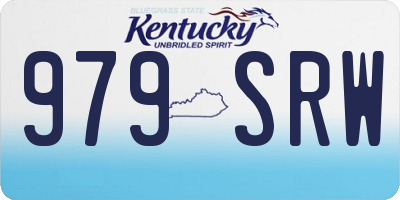 KY license plate 979SRW