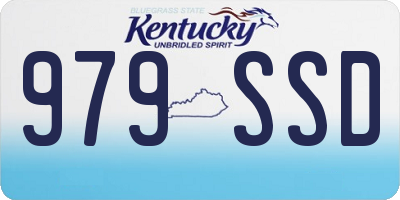 KY license plate 979SSD