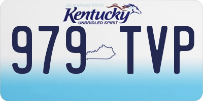 KY license plate 979TVP
