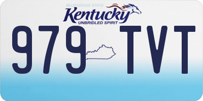 KY license plate 979TVT