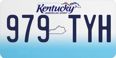 KY license plate 979TYH