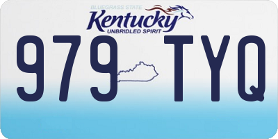 KY license plate 979TYQ