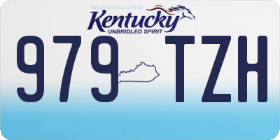KY license plate 979TZH