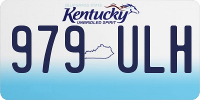 KY license plate 979ULH