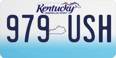KY license plate 979USH