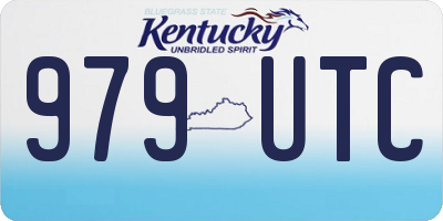 KY license plate 979UTC