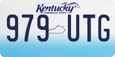 KY license plate 979UTG