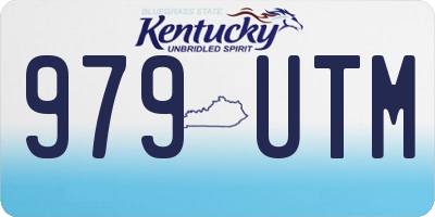 KY license plate 979UTM