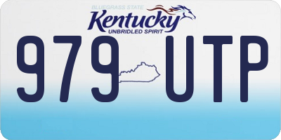 KY license plate 979UTP