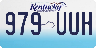 KY license plate 979UUH