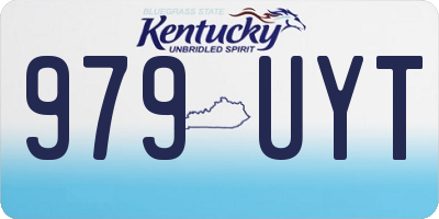 KY license plate 979UYT