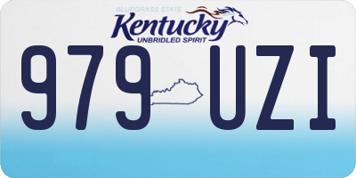 KY license plate 979UZI