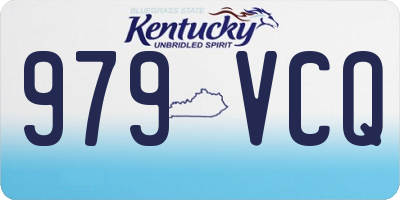 KY license plate 979VCQ