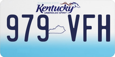 KY license plate 979VFH