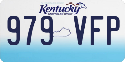 KY license plate 979VFP