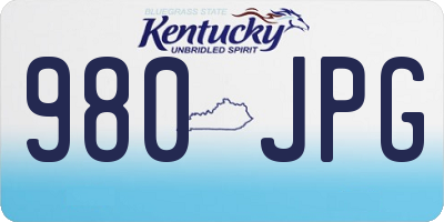 KY license plate 980JPG