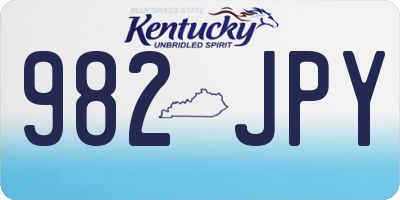 KY license plate 982JPY